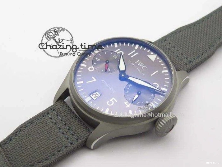 MIROTIME 1230 SunProtective Big Pilot Real PR IW500910 “Patrouille Suisse” ZF 1:1 Best Edition On Gray Nylon Strap 7278
